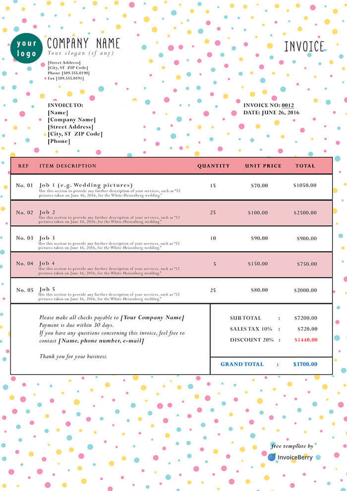 Free Invoice Templates